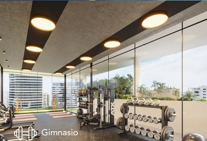 Gimnasio equipado