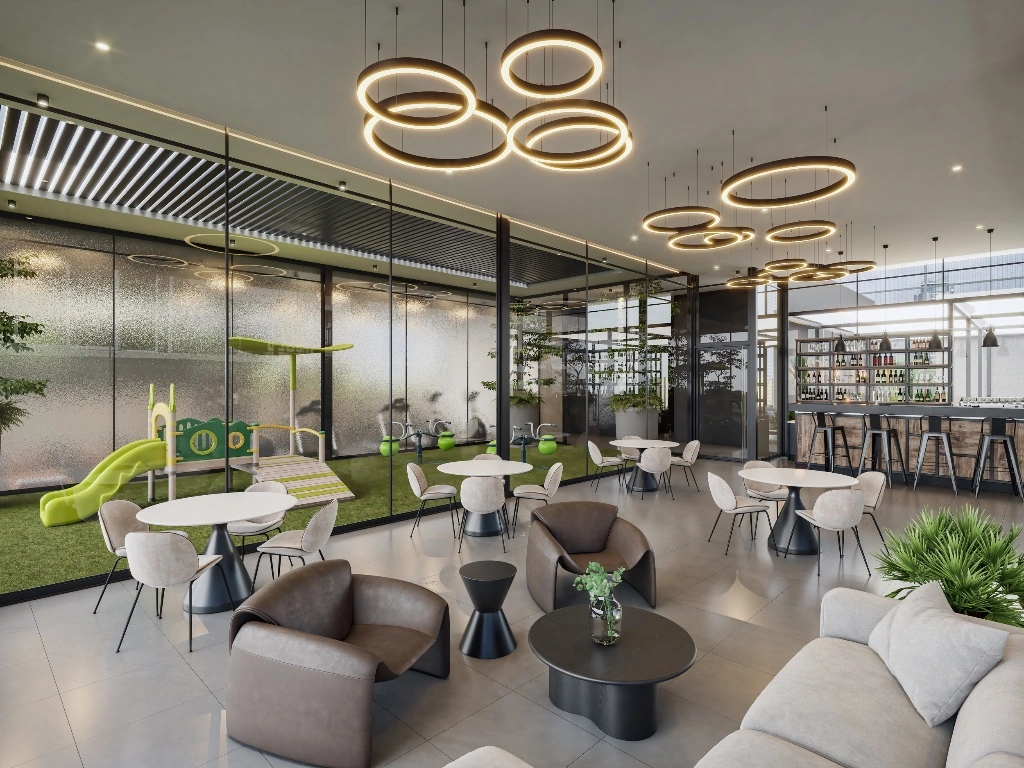 Lounge y salón multiusos Torre Elsa Provenza